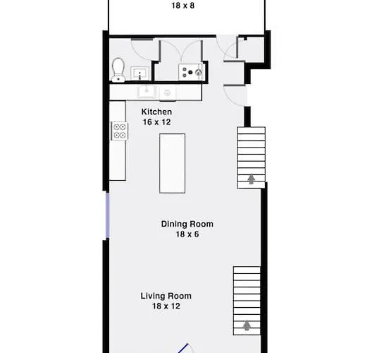 Ferienhaus Breathtaking Chi Unit In River North With Rooftop Deck - Penthouse A - Sleeps 11