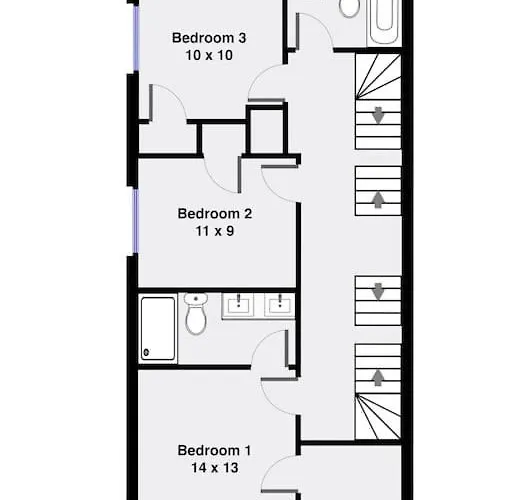 Breathtaking Chi Unit In River North With Rooftop Deck - Penthouse A - Sleeps 11 Ferienhaus
